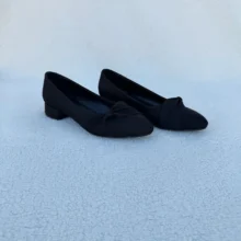 کفش زنانه مدل گل بغل خطی