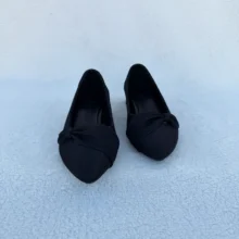 کفش زنانه مدل گل بغل خطی